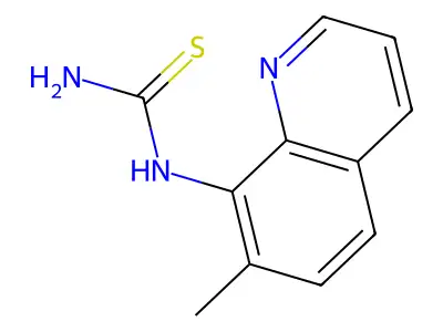 (7-Methylquinolin-8-yl)thiourea structure