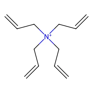 Tetraprop-2-enylazanium structure