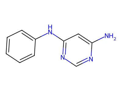 4-Amino-6-anilinopyrimidine structure