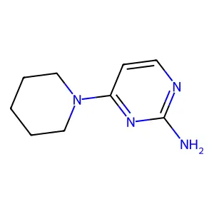 4-Piperidin-1-ylpyrimidin-2-amine structure