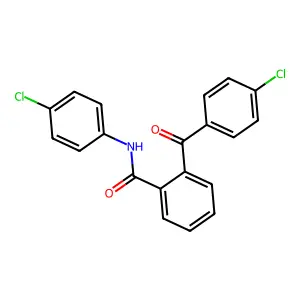 2-(4-chlorobenzoyl)-N-(4-chlorophenyl)benzamide structure