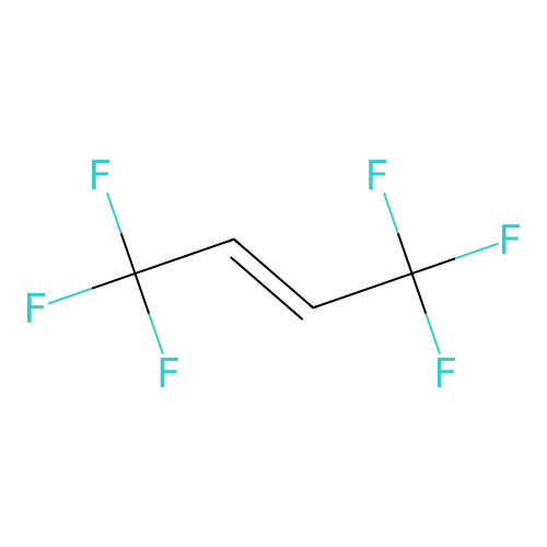 (2E)-1,1,1,4,4,4-Hexafluoro-2-butene structure