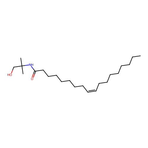 9-Octadecenamide, N-(2-hydroxy-1,1-dimethylethyl)-, (9Z)- structure