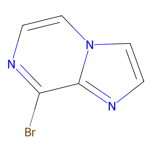 8-Bromoimidazo(1,2-a)pyrazine structure