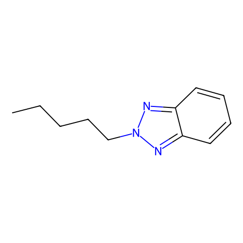 2-Pentylbenzotriazole structure