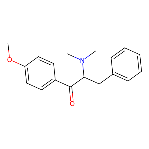 2-(Dimethylamino)-1-(4-methoxyphenyl)-3-phenyl-1-propanone structure