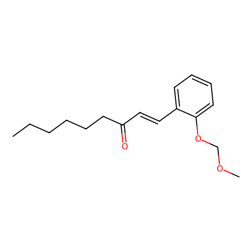 (1E)-1-[2-(Methoxymethoxy)phenyl]non-1-EN-3-one structure