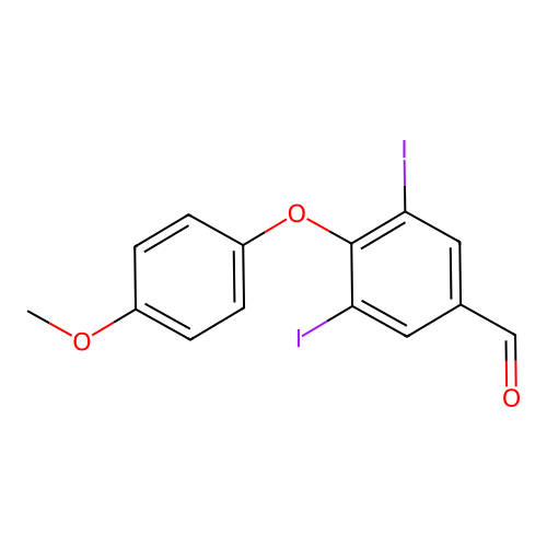 3,5-Diiodo Thyroaldehyde Methyl Ether structure