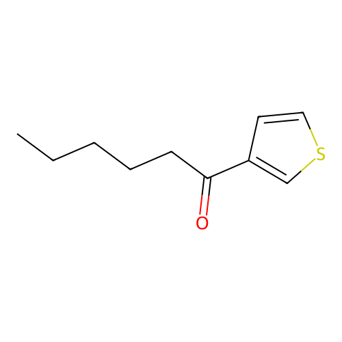 1-Thiophen-3-ylhexan-1-one structure