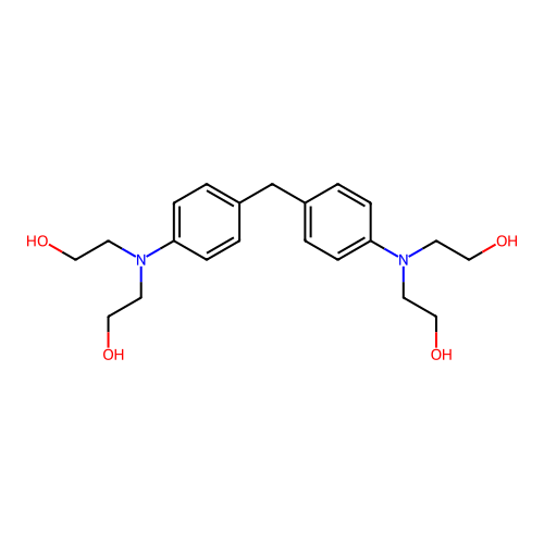2,2',2'',2'''-[Methanediylbis(benzene-4,1-diylnitrilo)]tetraethanol structure