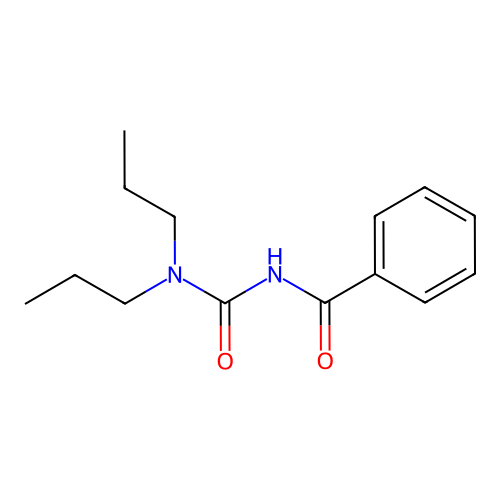 N-(dipropylcarbamoyl)benzamide structure