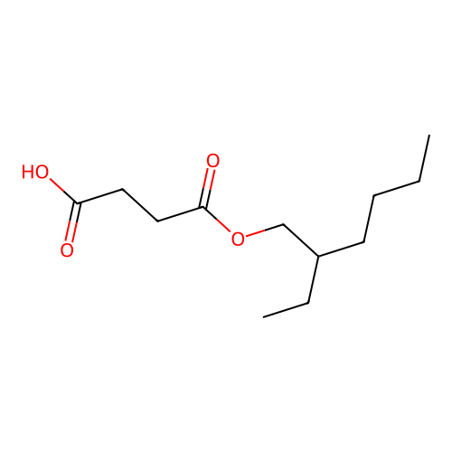 4-(2-Ethylhexoxy)-4-oxobutanoic acid structure