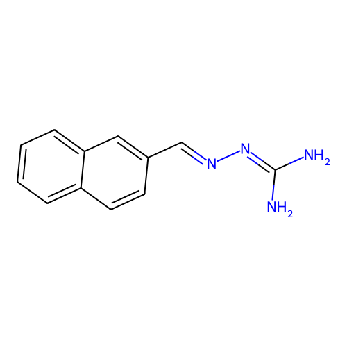2-(Naphthalen-2-ylmethylideneamino)guanidine structure
