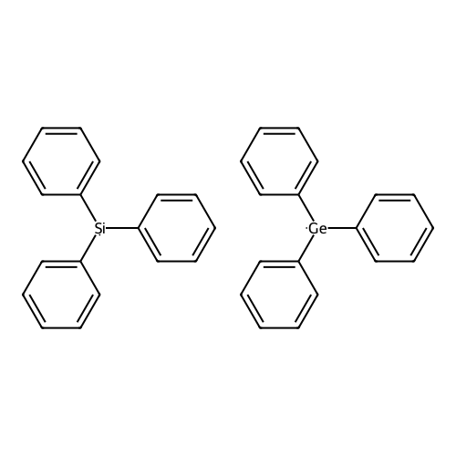 Triphenylgermyl--triphenylsilyl (1/1) structure