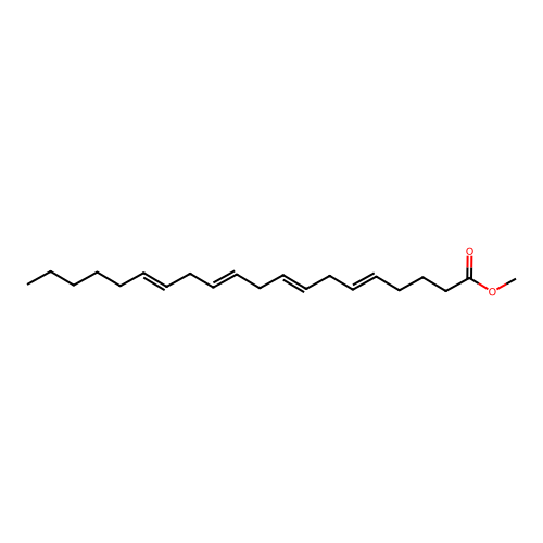 5,8,11,14-Eicosatetraenoic acid, methyl ester structure