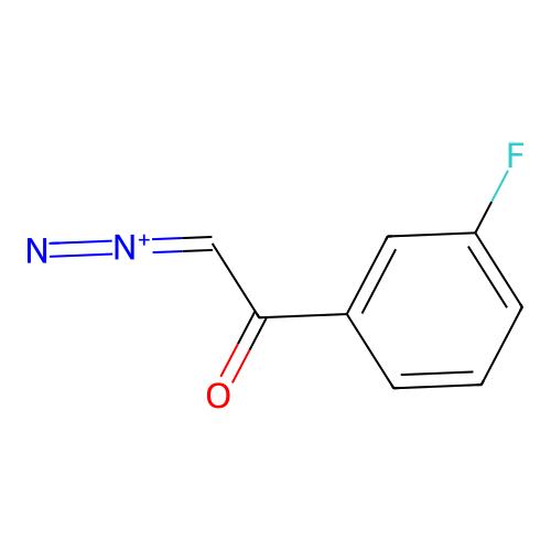 m-Fluoro-2-diazoacetophenone structure