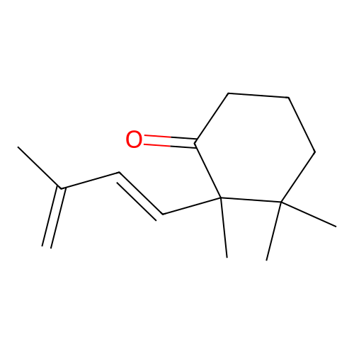 2,3,3-Trimethyl-2-(3-methyl-buta-1,3-dienyl)-cyclohexanone structure