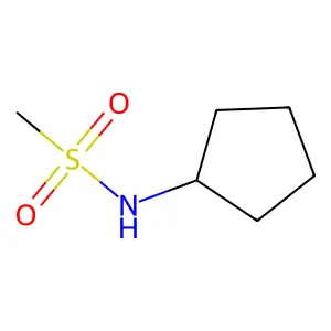 N-cyclopentylmethanesulfonamide structure