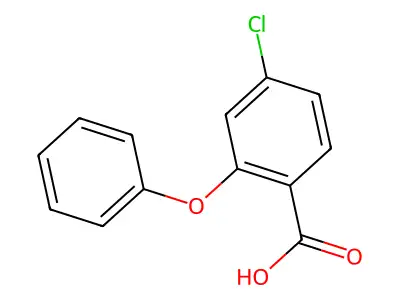 4-Chloro-2-phenoxybenzoic acid structure