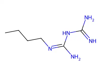 盐酸丁二胍 structure