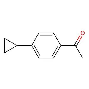 1-(4-Cyclopropylphenyl)ethanone structure