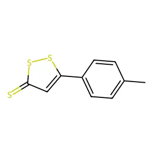 5-(4-甲基苯基)-3H-1,2-二硫杂环戊烯-3-硫酮 structure