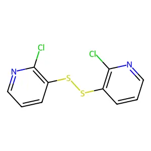 2-Chloro-3-((2-chloro-3-pyridinyl)dithio)pyridine structure