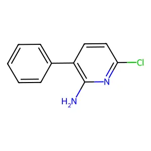 2-Amino-6-chloro-3-phenylpyridine structure