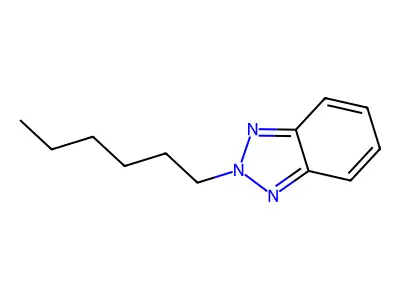 2-Hexyl-2H-1,2,3-benzotriazole structure