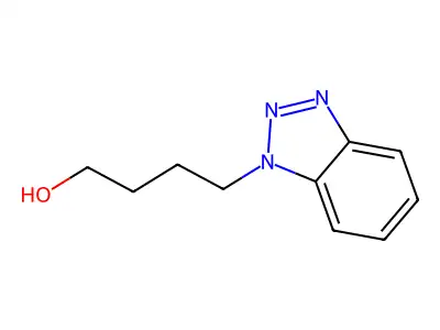 1-(4-Hydroxybutyl)benzotriazole structure
