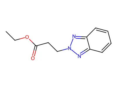Ethyl 3-(2H-1,2,3-benzotriazol-2-YL)propanoate structure