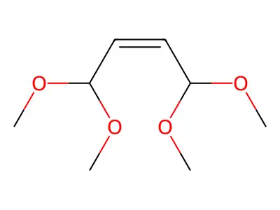 1,1,4,4-Tetramethoxybut-2-ene structure