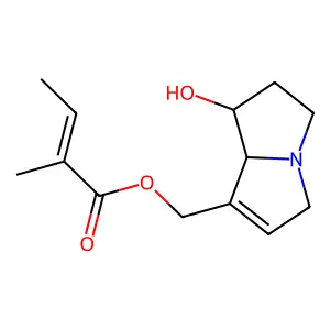 9-Angeloylretronecine structure