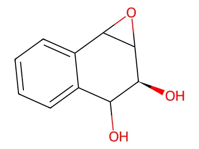 萘-1,2-二醇-3,4-环氧化物 syn structure