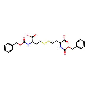 DL-4,4'-Dithiobis(2-(benzyloxycarbonylamino)butanoic acid) structure