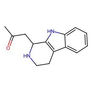1-(2,3,4,9-Tetrahydro-1H-pyrido(3,4-b)indol-1-yl)-2-propanone structure