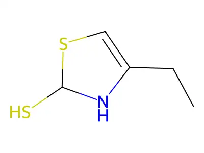 4-Thiazoline-2-thiol, 4-ethyl- structure