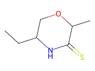 3-Thiomorpholinone, 5-ethyl-2-methyl- structure