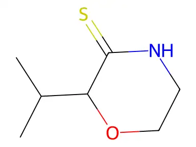 3-Thiomorpholinone, 2-isopropyl- structure