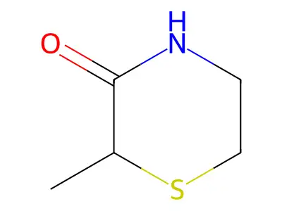 3-Thiomorpholinone, 2-methyl- structure