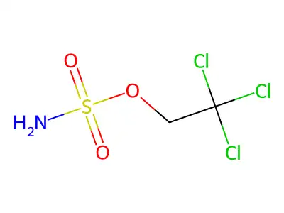 Sulfamic acid, 2,2,2-trichloroethyl ester structure