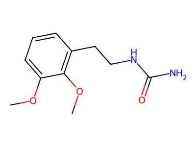 Urea, (2,3-dimethoxyphenethyl)- structure