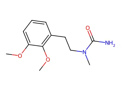 Urea, N-(2,3-dimethoxyphenethyl)-N-methyl- structure