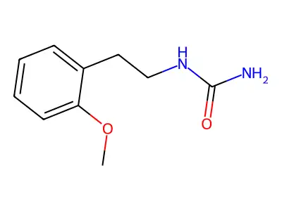 Urea, (2-methoxyphenethyl)- structure