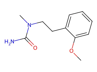 N-(2-(2-Methoxyphenyl)ethyl)-N-methylurea structure