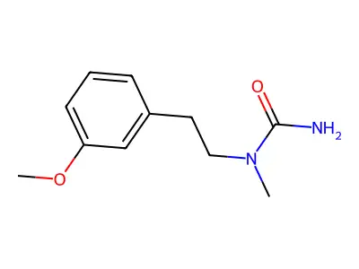 Urea, N-(3-methoxyphenethyl)-N-methyl- structure