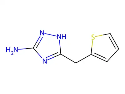 1H-1,2,4-Triazole, 3-amino-5-(2-thenyl)- structure