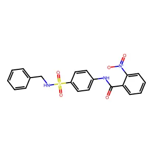N-[4-(benzylsulfamoyl)phenyl]-2-nitrobenzamide structure