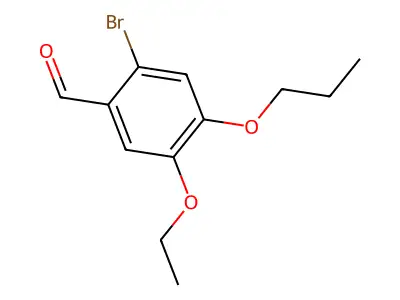 2-Bromo-5-ethoxy-4-propoxybenzaldehyde structure