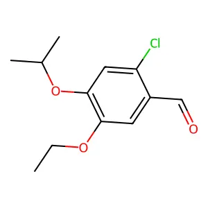 2-Chloro-5-ethoxy-4-isopropoxybenzaldehyde structure